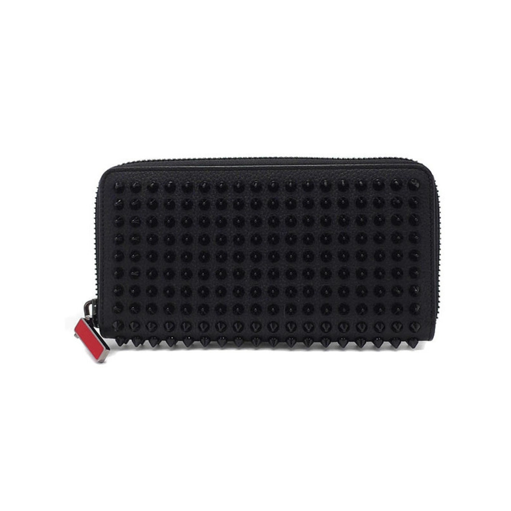 Christian Louboutin Panettone Studded Round Zipper Long Wallet